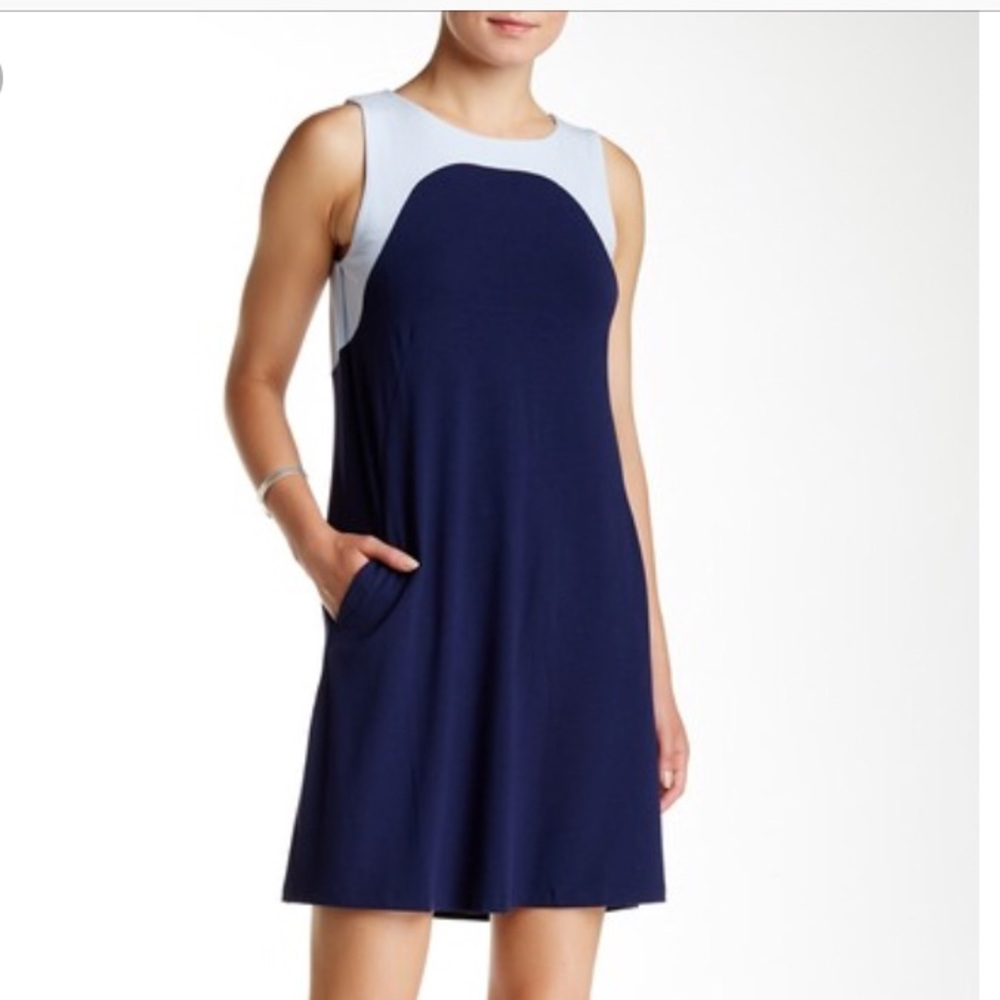 Lilla P color block dress